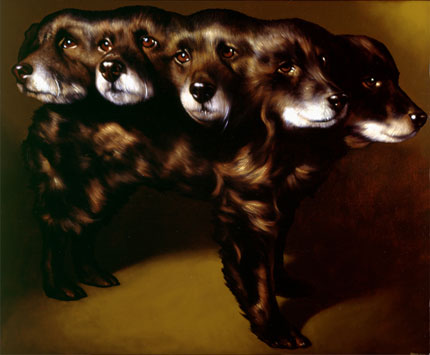 „Hund“ 2000 Öl/Leinwand 52 × 61 cm
