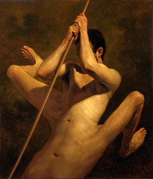 „Selbst“, 1990, Öl/Leinwand, 41 × 35,5 cm