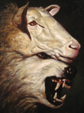 „Schwolf“ 2009 Öl/Leinwand 50 × 40 cm