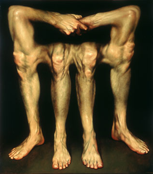 „Selbst“ 1997 Öl/Leinwand 45 × 39 cm