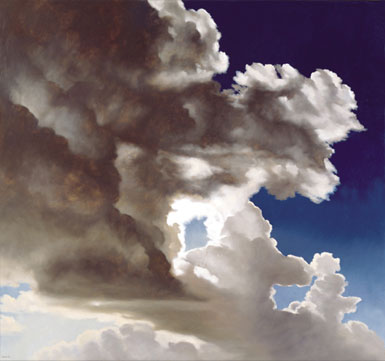 „Himmelsstück“ 1999 Öl/Leinwand 80 × 80 cm